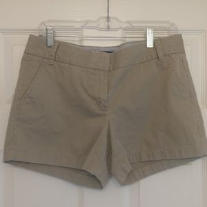 JCrew Chino Shorts - 6, 3" inseam